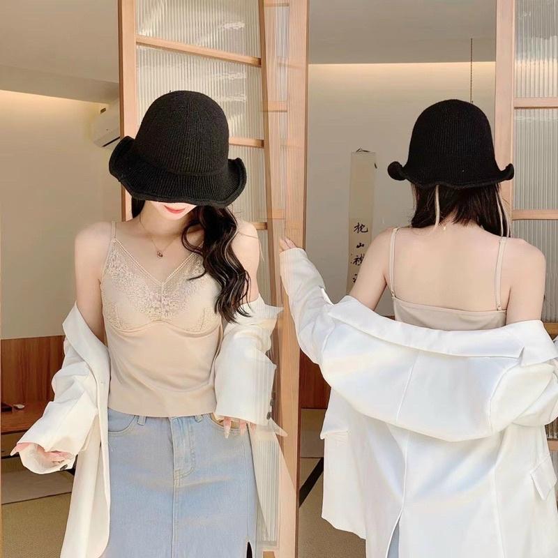 Bra su ren 2 dây dáng dài có đệm ngực may liền cho nữ