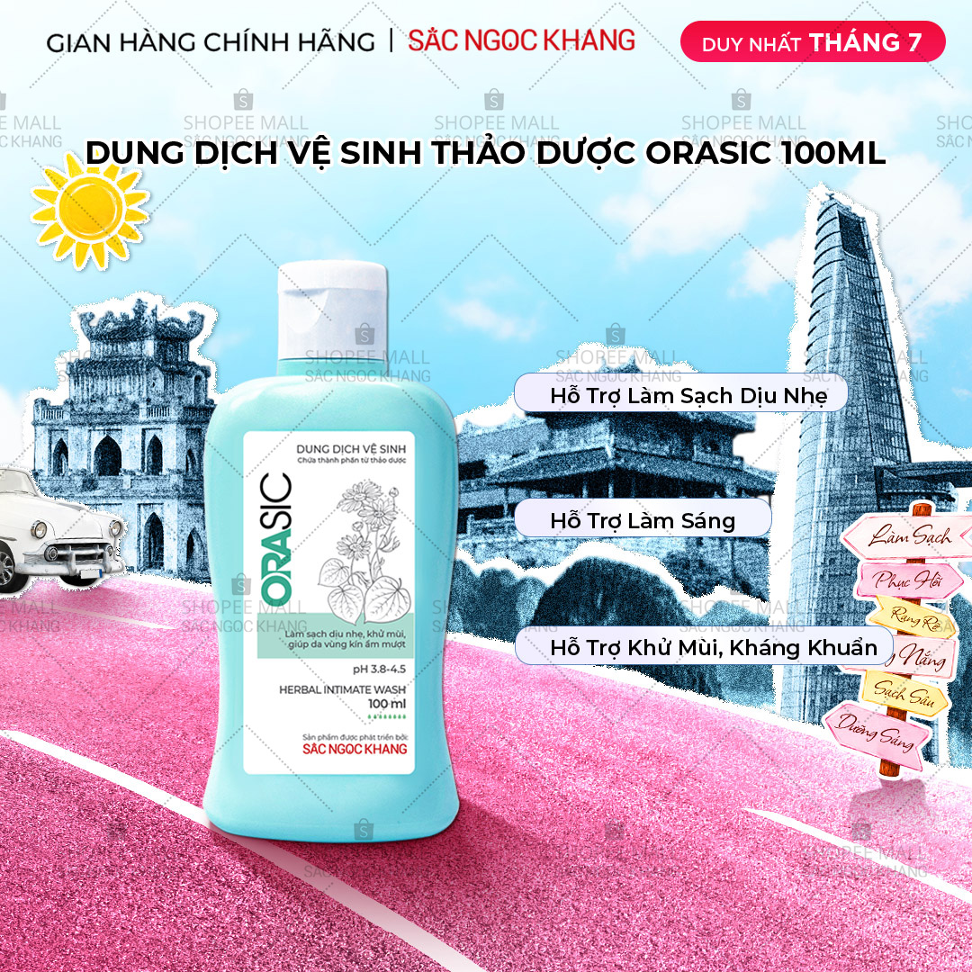 Dung dịch vệ sinh Orasic (100ml) kháng khuẩn thiên nhiên