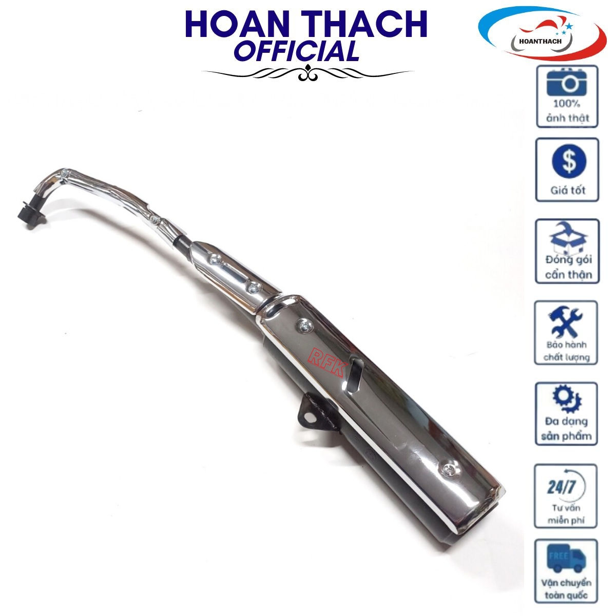 Ống Pô Cho Xe Máy Sirius Mẫu Mới Jupiter (Hộp) HOANTHACH SP001330