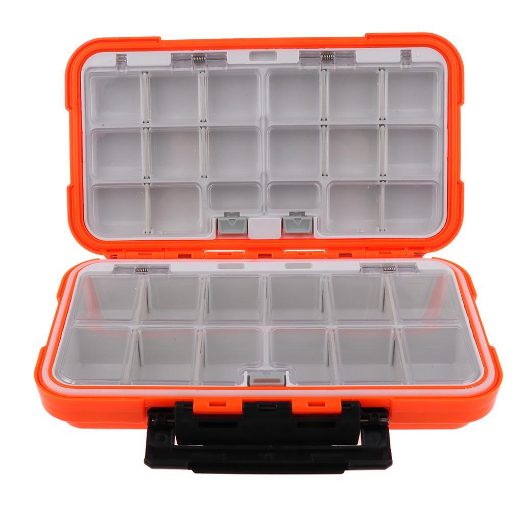 Plastic 16/30 Compartments Fishing Tackle Box Bait Case for Terminal Tackle Hooks Carp Weights Swivels