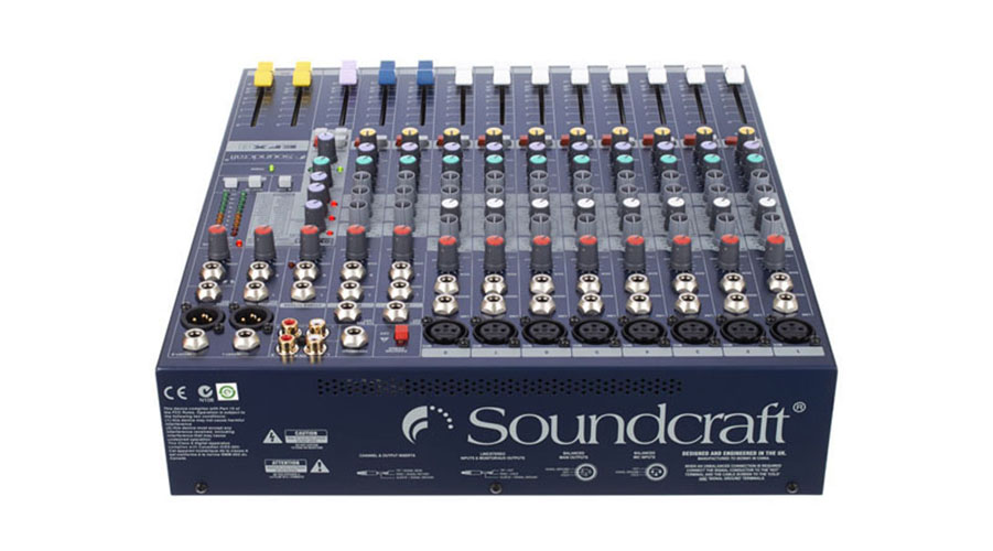 Bàn Mixer Soundcraft EFX8 – Mixer số chuyên sử dụng cho âm thanh chuyên nghiệp, sân khấu, hội trường, sự kiện, phòng hát cao cấp – 10 kênh (8 mono, 2 stereo) - 32 chế độ effect - Hàng nhập khẩu loại I