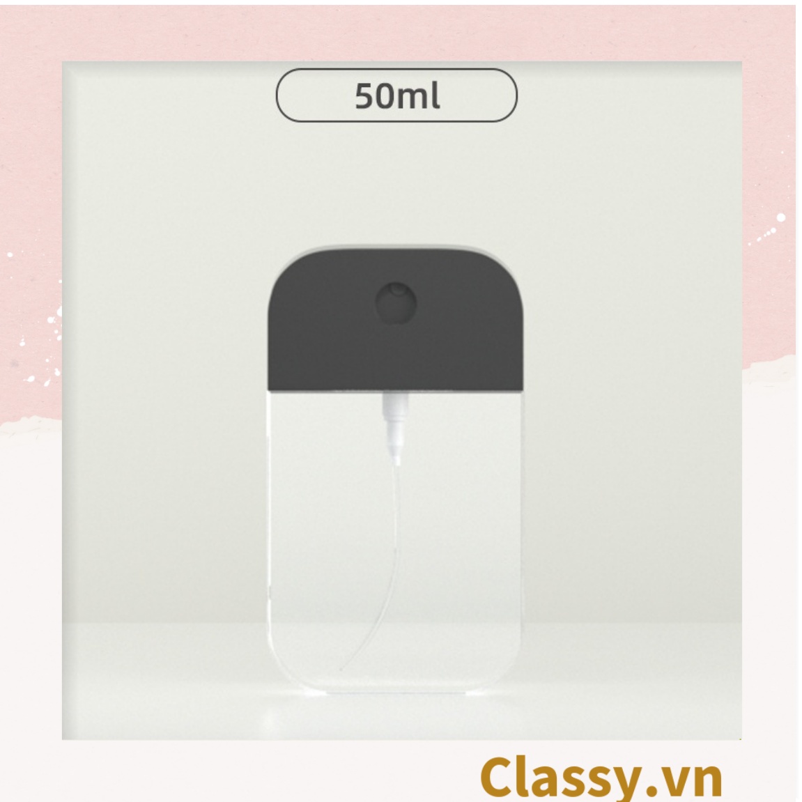 Bình xịt dạng phun sương  Classy 45ml, dùng để chiết mỹ phẩm tiện lợi mang theo bên người PK1255