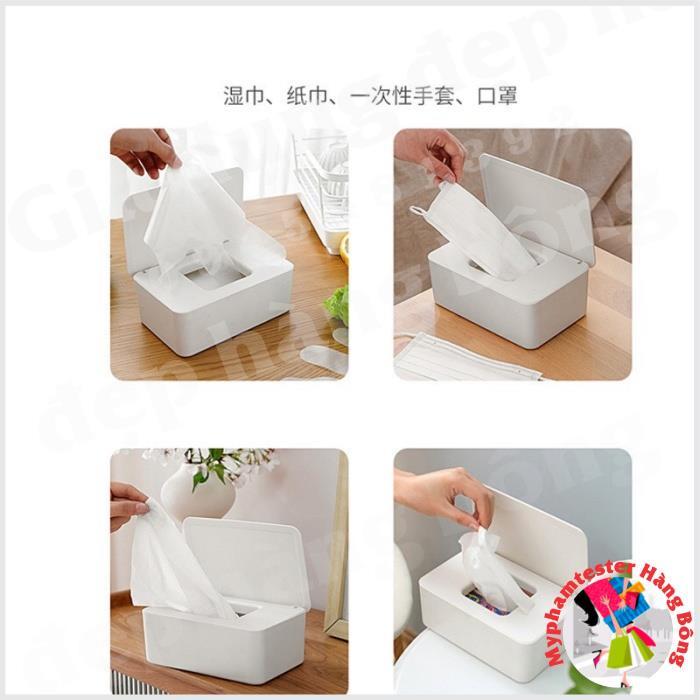Hộp đựng khẩu trang, khăn giấy tiện dụng