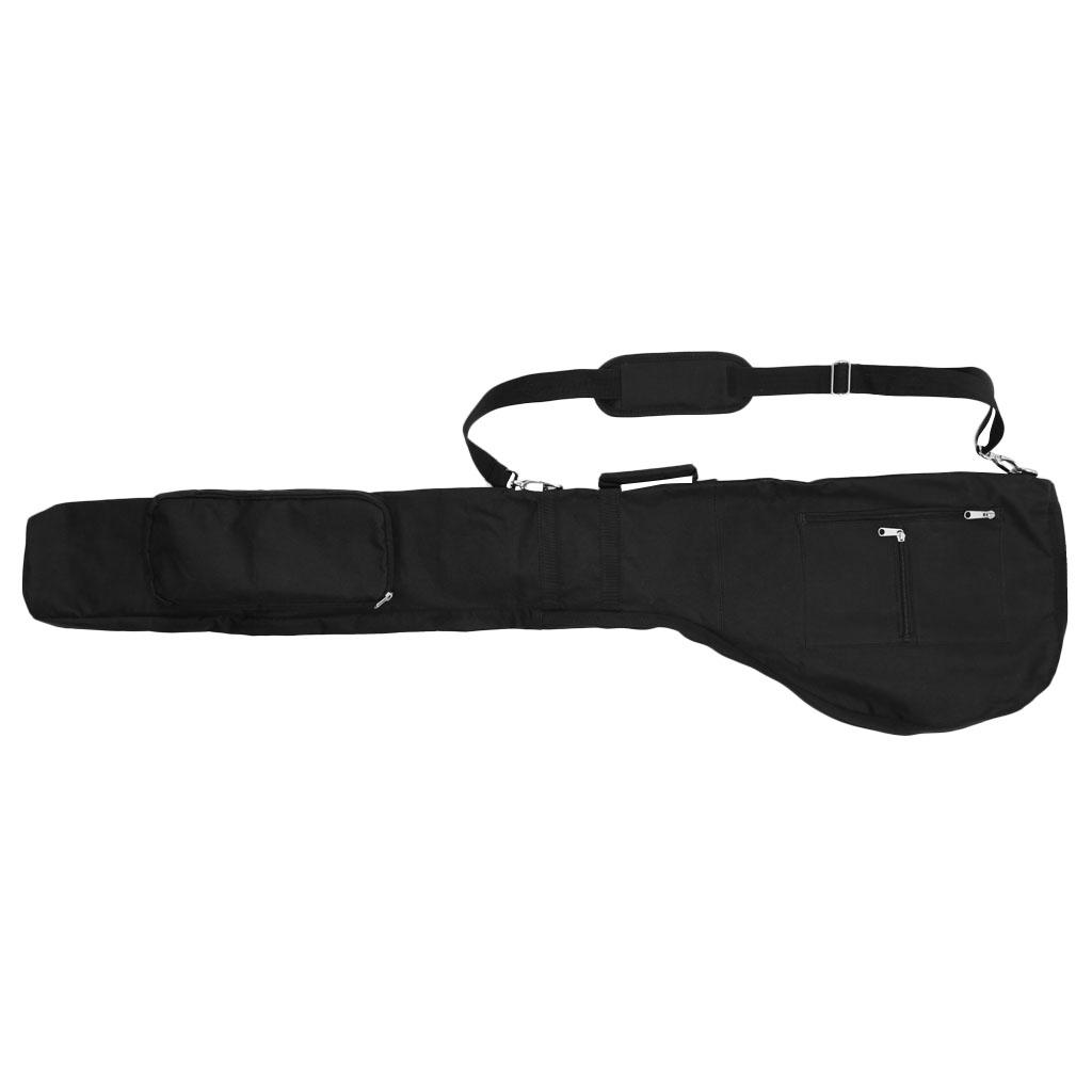 2-Pack Golf Club Bag Golf Range Pencil Pouch Portable Carry Case 5x32x127cm