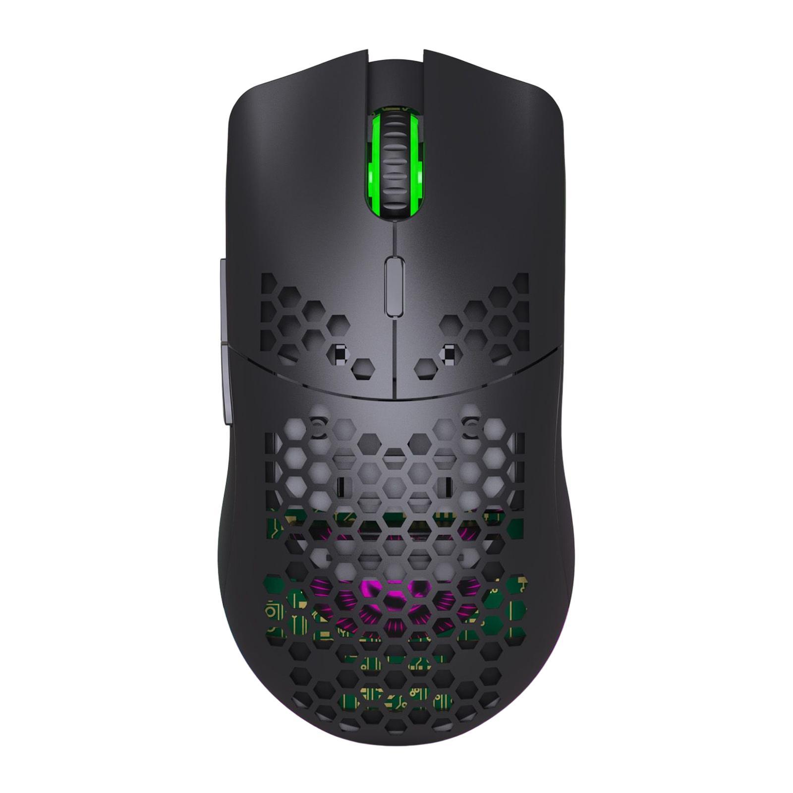 Gaming Mouse Rechargeable 7 RGB Backlit Colors 3200DPI for Office PC Desktop