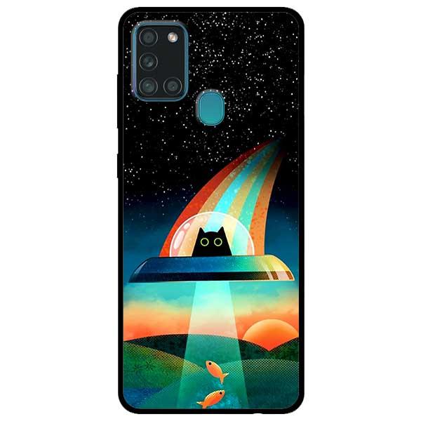 Ốp lưng dành cho Samsung Galaxy A12 / A21s / A31 - Mèo Hành Tinh