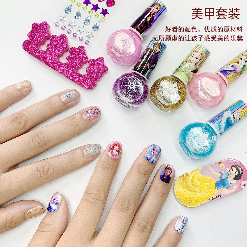 Bộ đồ chơi sơn móng tay, dán móng - trang điểm thật hấp dẫn - Quà tặng hấp dẫn cho bé gái