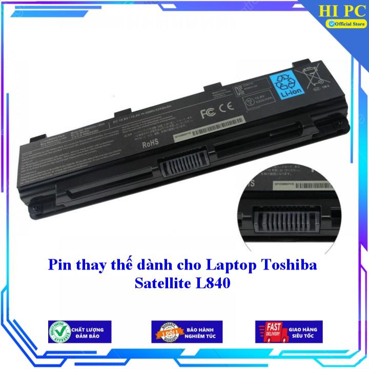 Pin thay thế dành cho Laptop Toshiba Satellite L840 - Hàng Nhập Khẩu