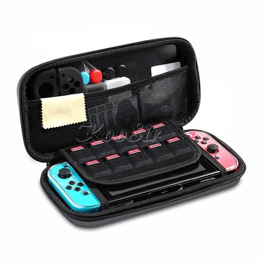Túi Đựng Máy Chơi Game Nintendo Switch N-Switch Bằng Da PU Chống Sốc Chống Thấm Nước