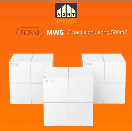 Bộ phát wifi Tenda Nova MW6 3 Pack - Hàng Chính Hãng