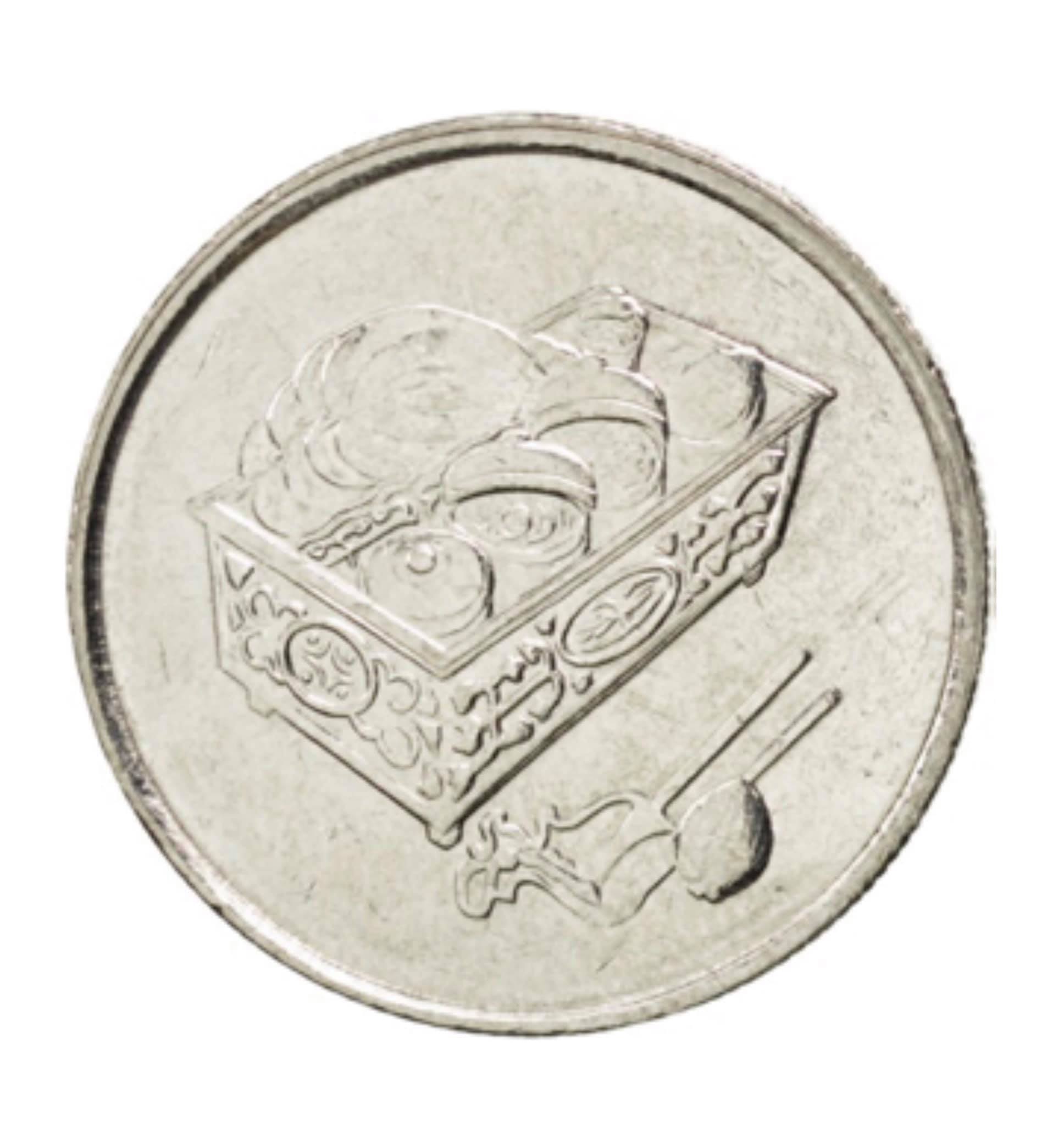 Đồng xu 20 sen Malaysia thời xưa