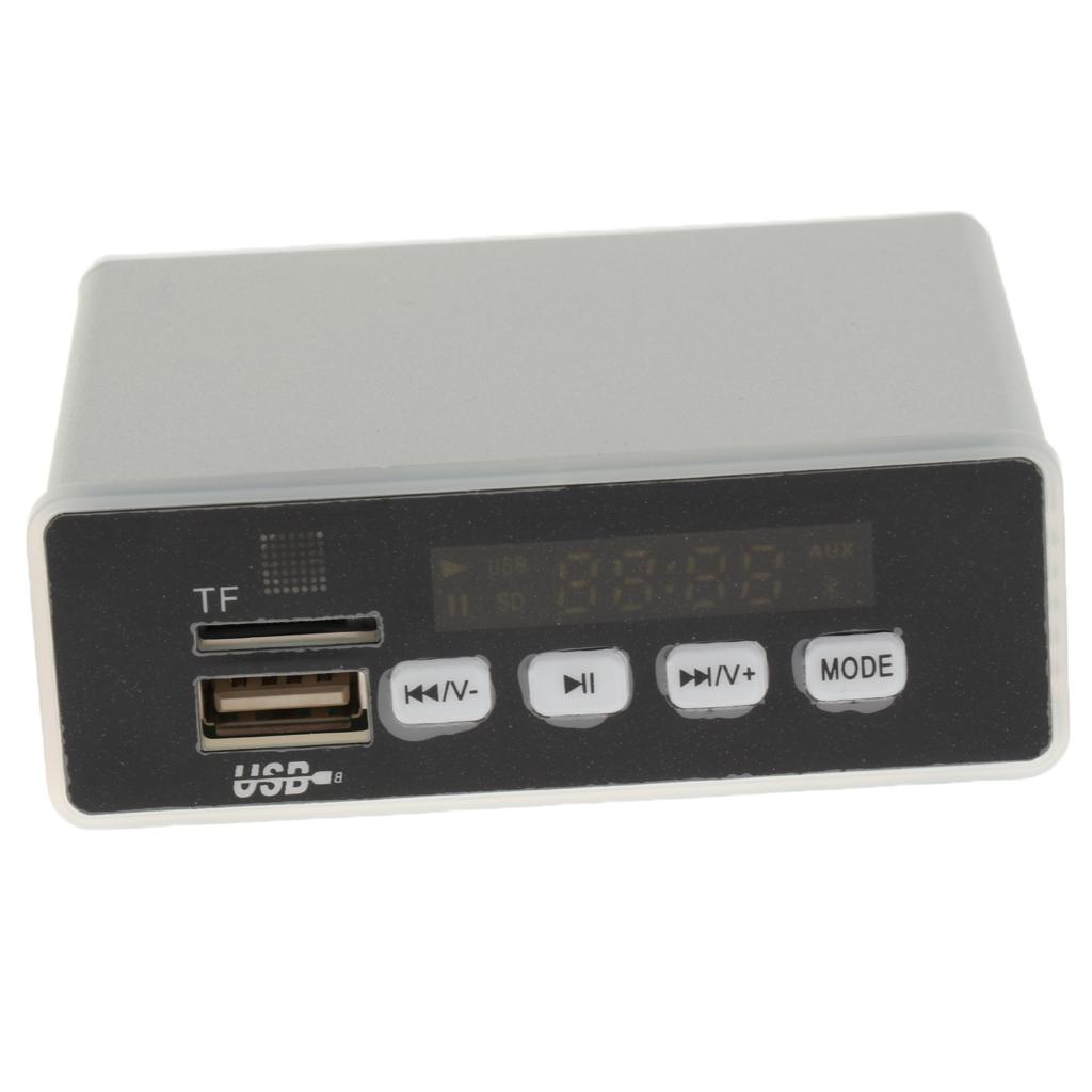 Bluetooth Audio Decoder Receiver Board Module Support USB TF MP3 WMA WAV