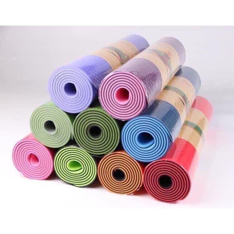 Thảm tập Yoga thảm tập Gym TXstar siêu bám chống trơn, khử mùi chất liệu TPE đúc nguyên khối