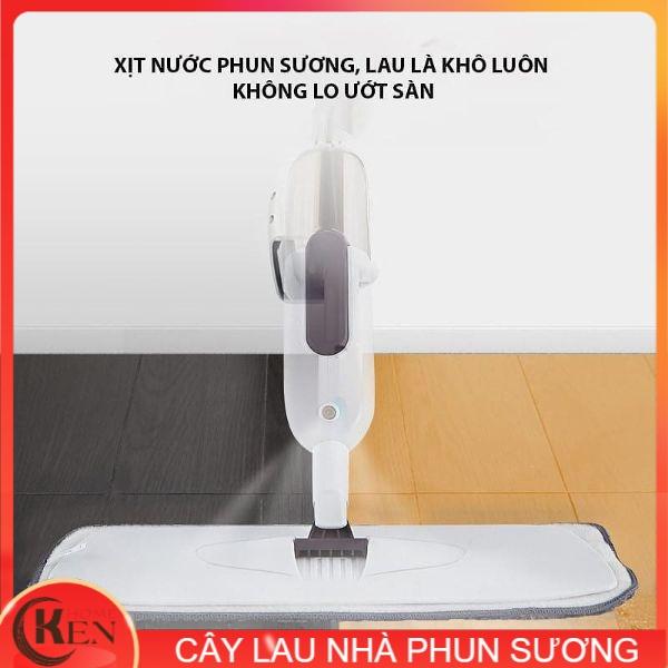 Cây Lau Nhà Thông Minh Phun Sương AURORA Lau Dọn Dễ Dàng 2 Trong 1 Đầu Xoay 360 Độ