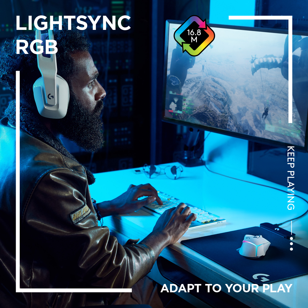 Chuột game không dây Logitech G502 X PLUS LIGHTSPEED – switch LIGHTFORCE Hybrid, RGB Lightsync, Cảm biến Hero 25K, Windows/Mac OS - Hàng chính hãng