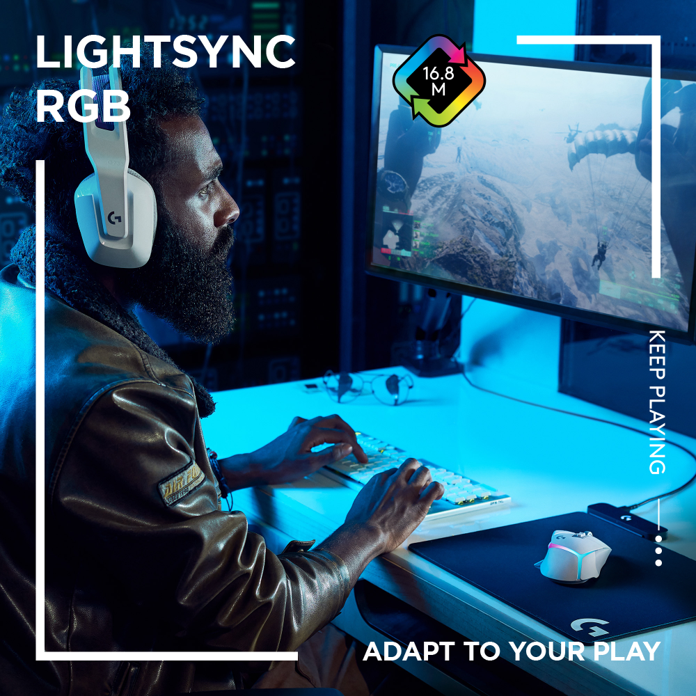 Chuột game không dây Logitech G502 X PLUS LIGHTSPEED – switch LIGHTFORCE Hybrid, RGB Lightsync, Cảm biến Hero 25K, Windows/Mac OS -Hàng chính hãng