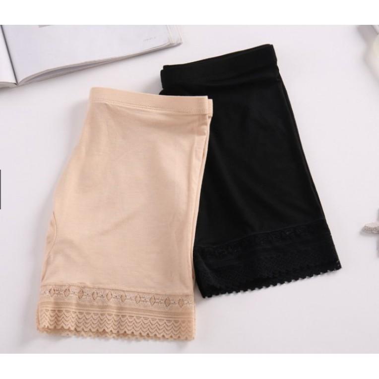Quần mặc váy pha ren siêu mềm siêu co giãn
