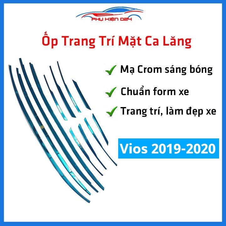 Ốp trang trí mặt ca lăng, calang Vios 2019-2020 trang trí làm đẹp xe
