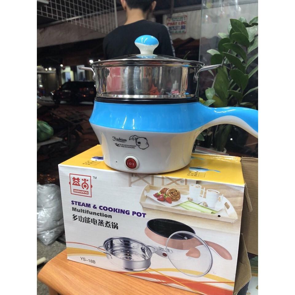 Nồi Lẩu| Chảo Điện Cầm Tay Mini 18cm Đa Năng