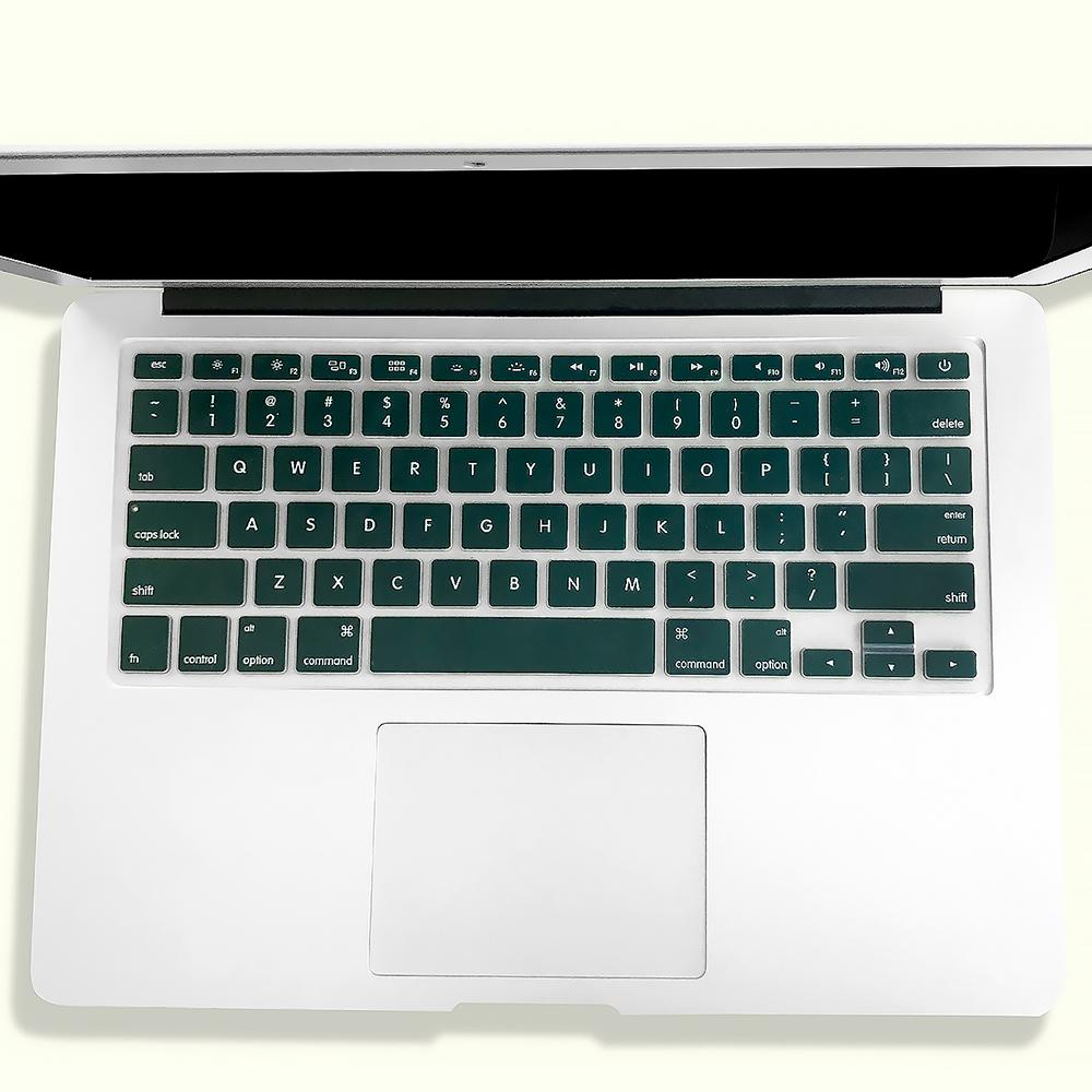 TPU Keyboard Cover Dustproof Keyboard Protective Film Compatible with Apple MacBook Air 13.3 inch A1466/A1369 Dark Blue