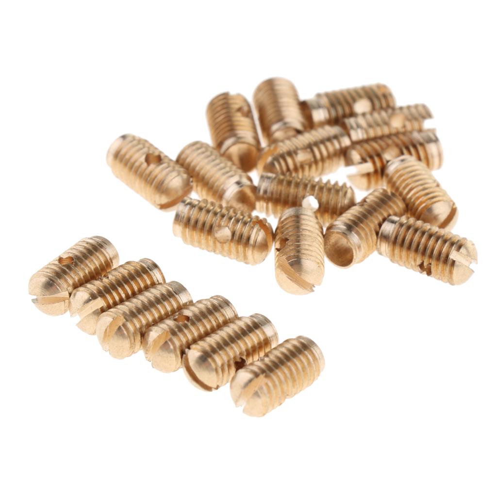 Phép Lạ Chiếu Thiết Thực 20 Chiếc Đồng Saxophone Điều Chỉnh Ốc Vít Sax Chi Tiết Sửa Chữa, Vàng