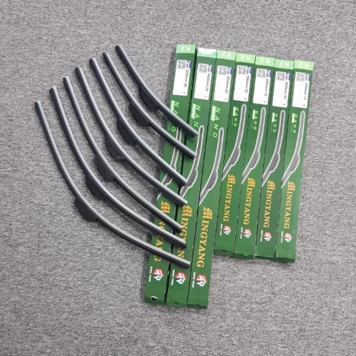 Bộ 2 thanh gạt nước mưa ô tô Nano mềm cao cấp dành cho hãng xe Mazda: Mazda2-Mazda3-Mazda6-MazdaCX5-MazdaCX9,...