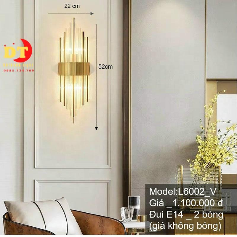 Đèn tường pha lê hiện đại cho phòng ngủ, HTLQ tpl
