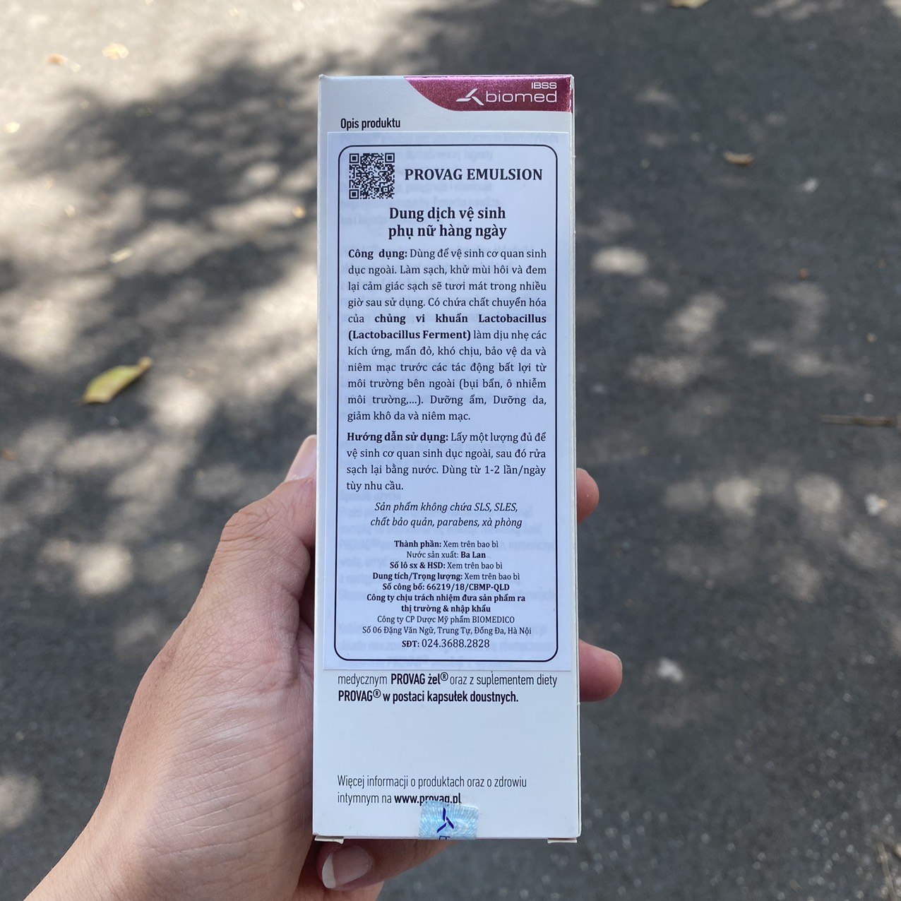 Dung dịch vệ sinh phụ nữ Provag Emulsion 150ml