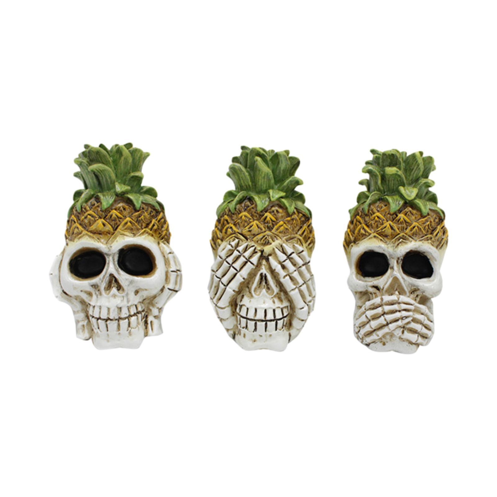3Pcs Car Perfume Air Diffuser Clips Car Air Vent Clip Decoration Car Accessories Easy Installation Halloween Skulls Heads
