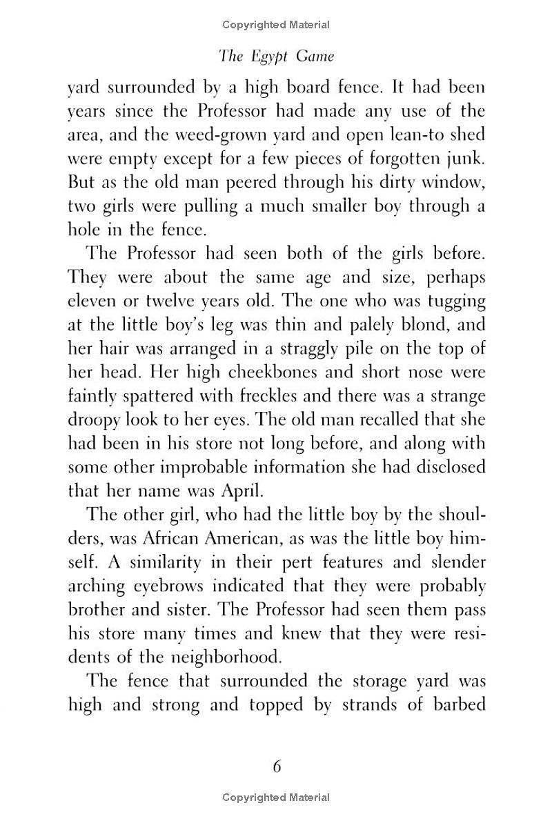 Sách ngoại văn: The Egypt Game