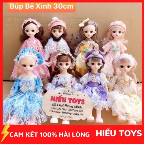 Búp Bê Mắt Đá 4d Xinh Xắn Có Khớp Cao 30cm Váy Thiết Kế Thời Trang Đồ Chơi cho Bé Gái Hiếu Toys