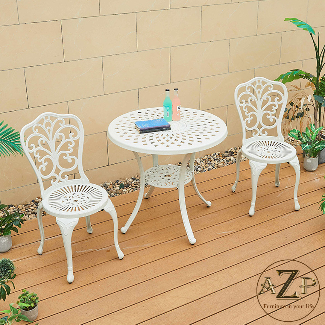 Bộ Bàn Ghế Sân Vườn 60cm Ngoài Trời Outdoor Ban Công Hàng Nhập Khẩu 100%.