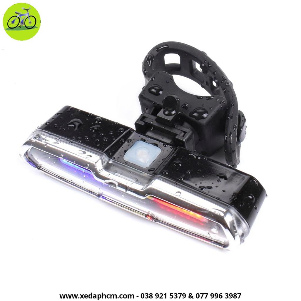 Đèn đuôi xe đạp 3 màu siêu sáng cáp sạc USB