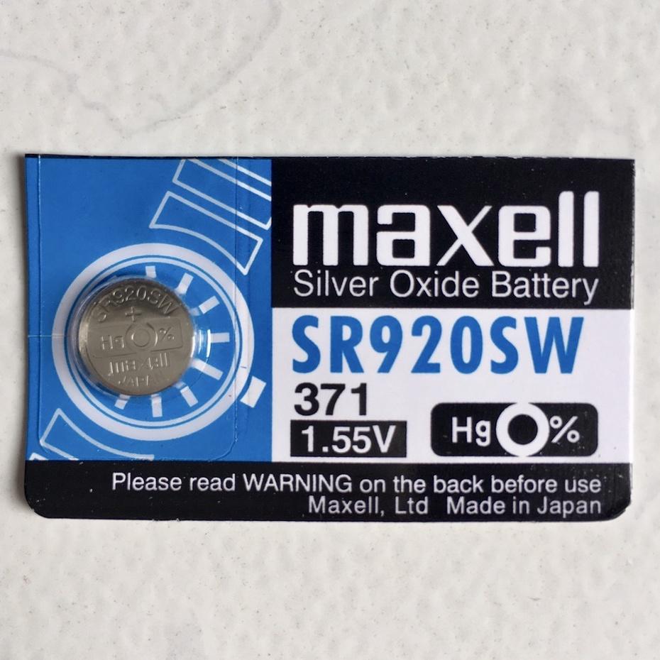 Pin Maxell Nhật Bản SR920SW / 371 / G6 Hàng Chính Hãng Made in Japan