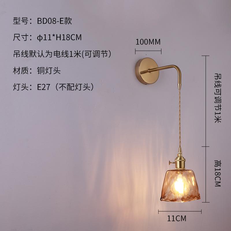 Giá Đặc Biệt Bắc Âu Lối Đi Đèn Đèn Tường Nhà Sáng Tạo Phòng Ngủ Phòng Khách Nền Đèn Tường Cafe Nghiên Cứu Đèn Tường
