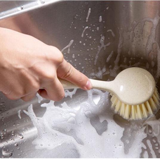 Bàn chải cọ rửa nhà bếp đa năng có tay cầm dài