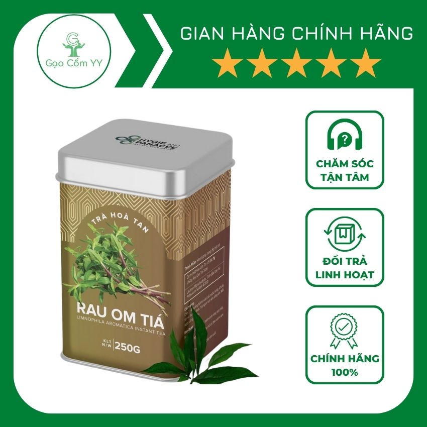 Trà Thảo Dược Rau Om Tía  Hygie Giúp Thanh Nhiệt Giải Độc, Kháng Khuẩn, Lợi Tiểu, Hỗ Trợ Điều Trị Sỏi Thận