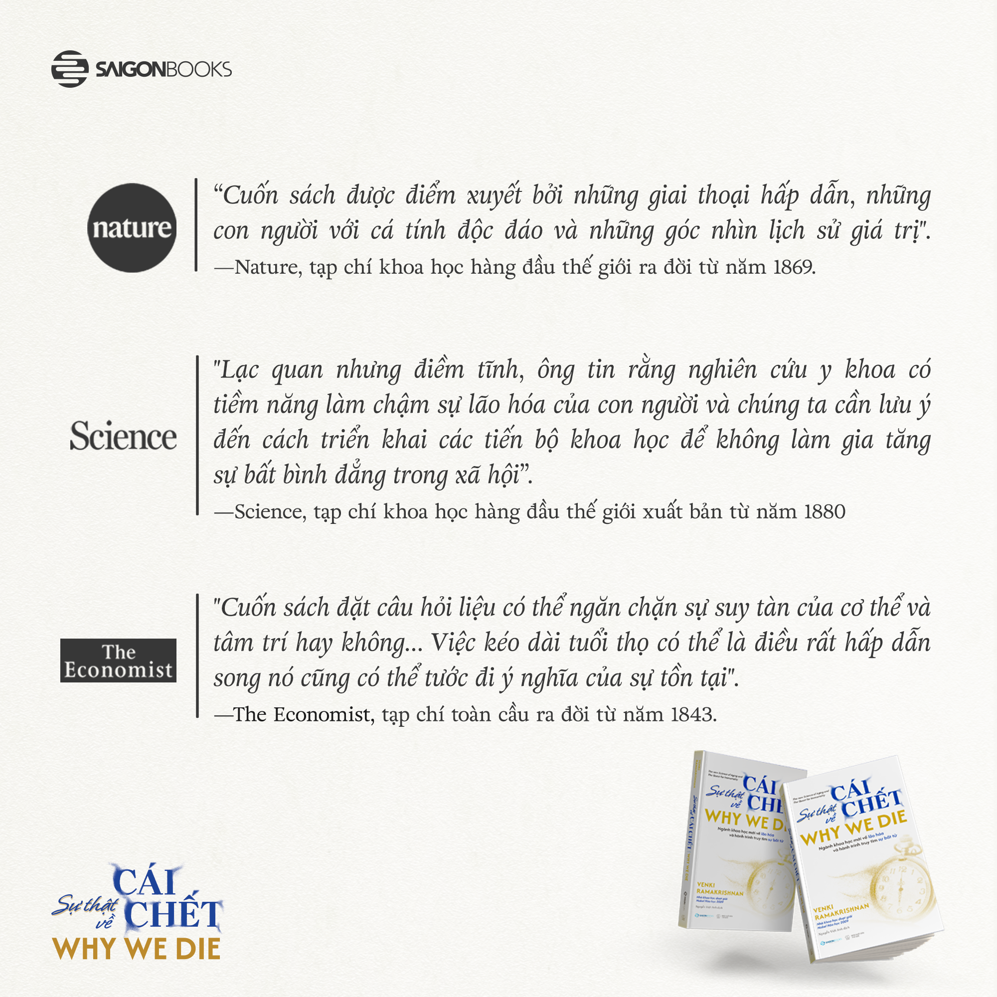 Sách Why We Die – Sự Thật Về Cái Chết