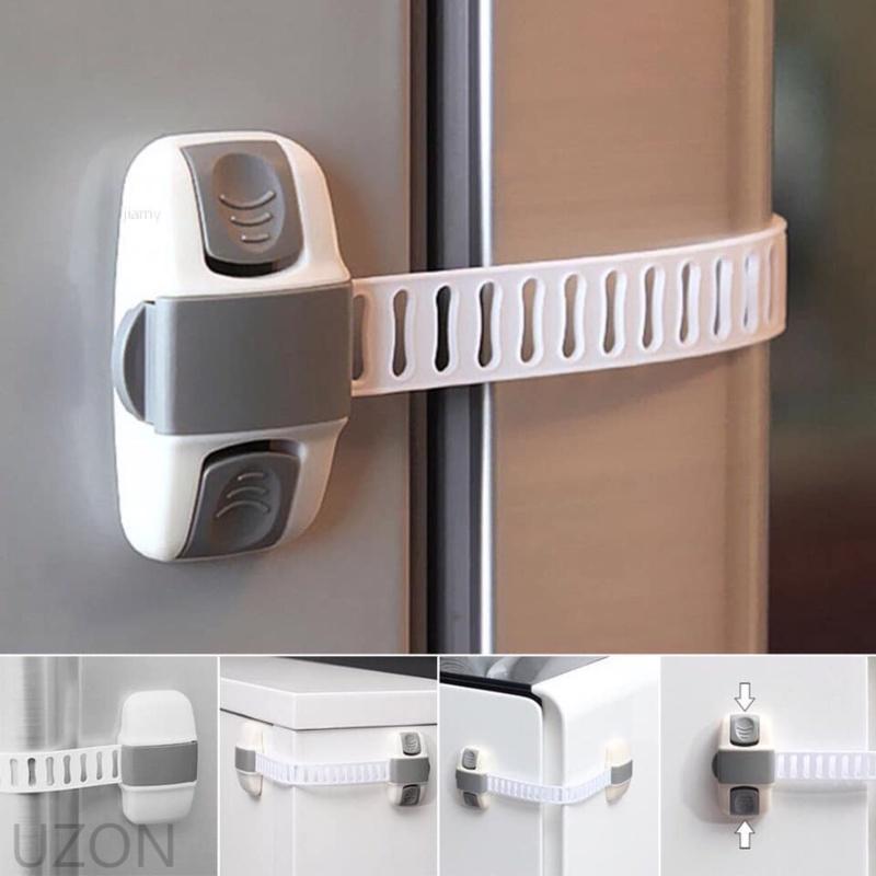Khóa Cửa Tủ Lạnh/Ngăn Kéo Bảo Vệ An Toàn Cho Bé Chống Kẹp Tay