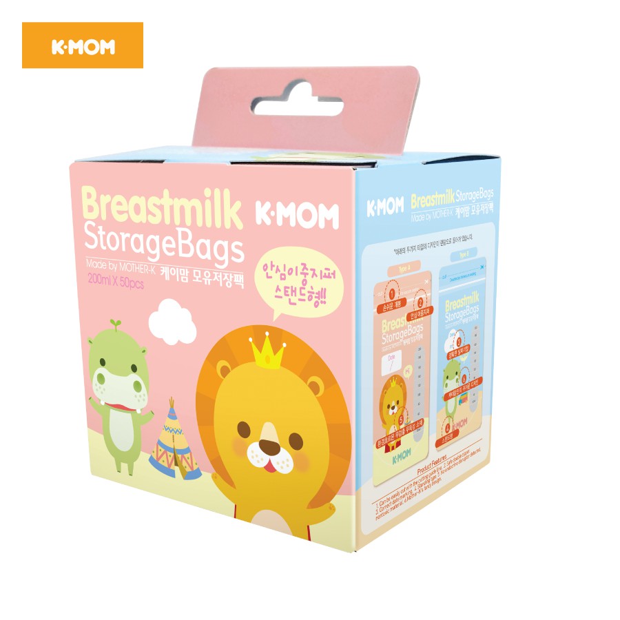 Hộp 50 Túi Trữ Sữa K-Mom Hàn Quốc