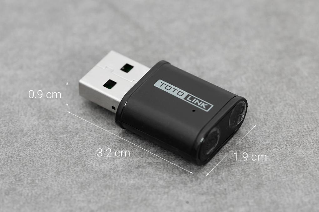 USB Wifi AC650 Mbps Totolink A650USM Đen - Hàng chính hãng