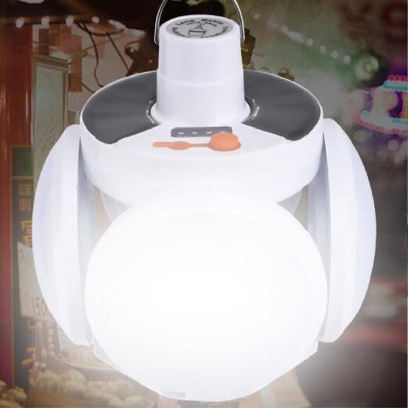 Đèn Led Cắm Trại Năng Lượng Mặt Trời Có Móc Treo Tiện Dụng