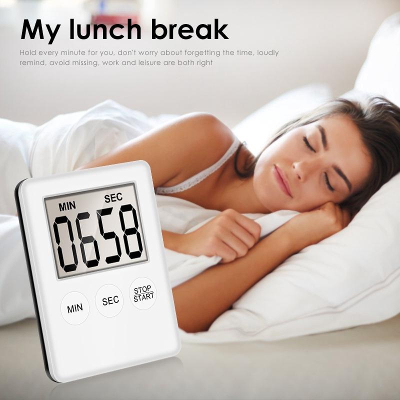 Đồng Hồ Hẹn Giờ Nấu Ăn Màn Hình Lcd Tiện Dụng