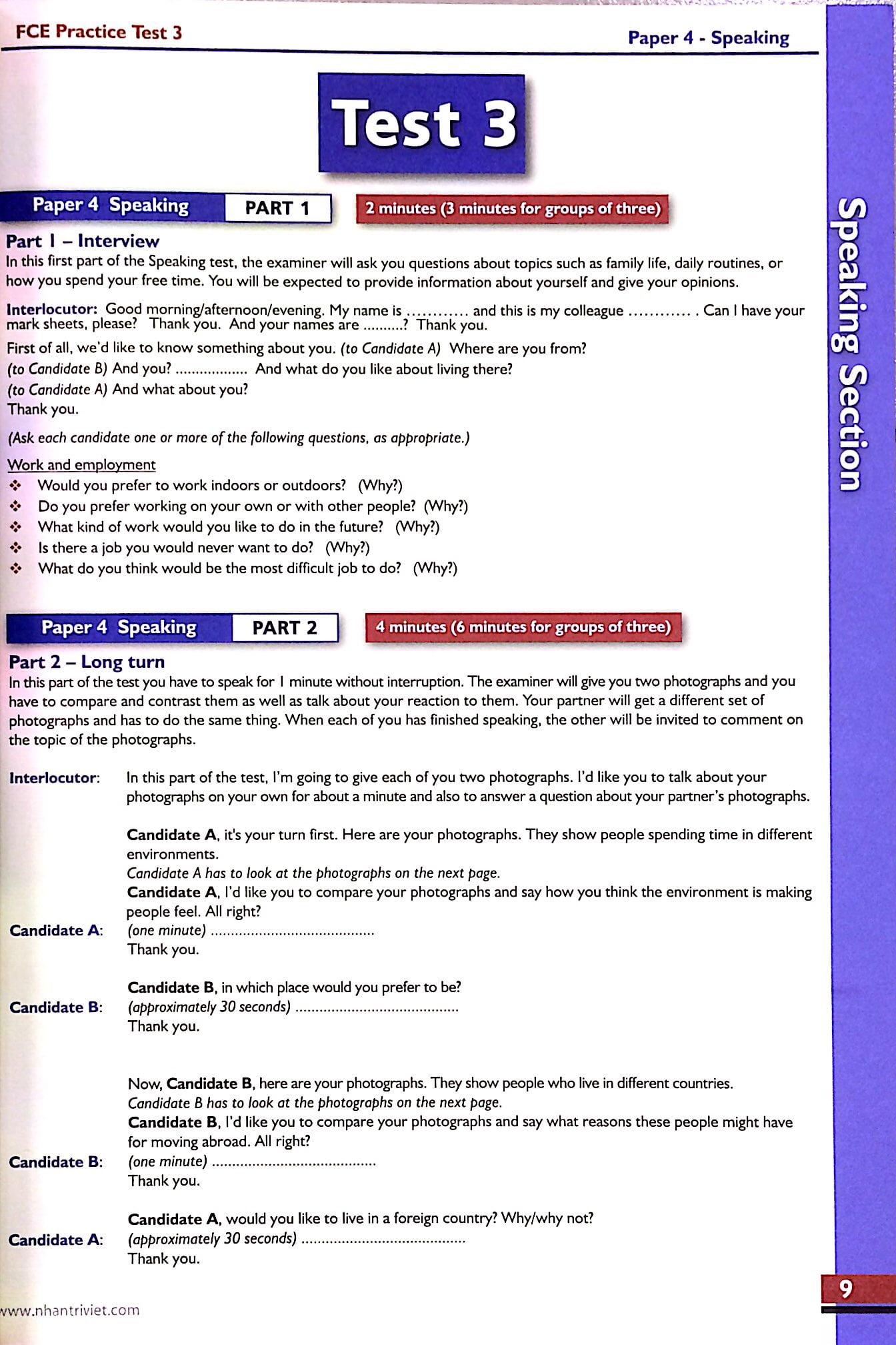 Sách Successful 10 FCE Practice Test (Kèm CD) - ảnh 12