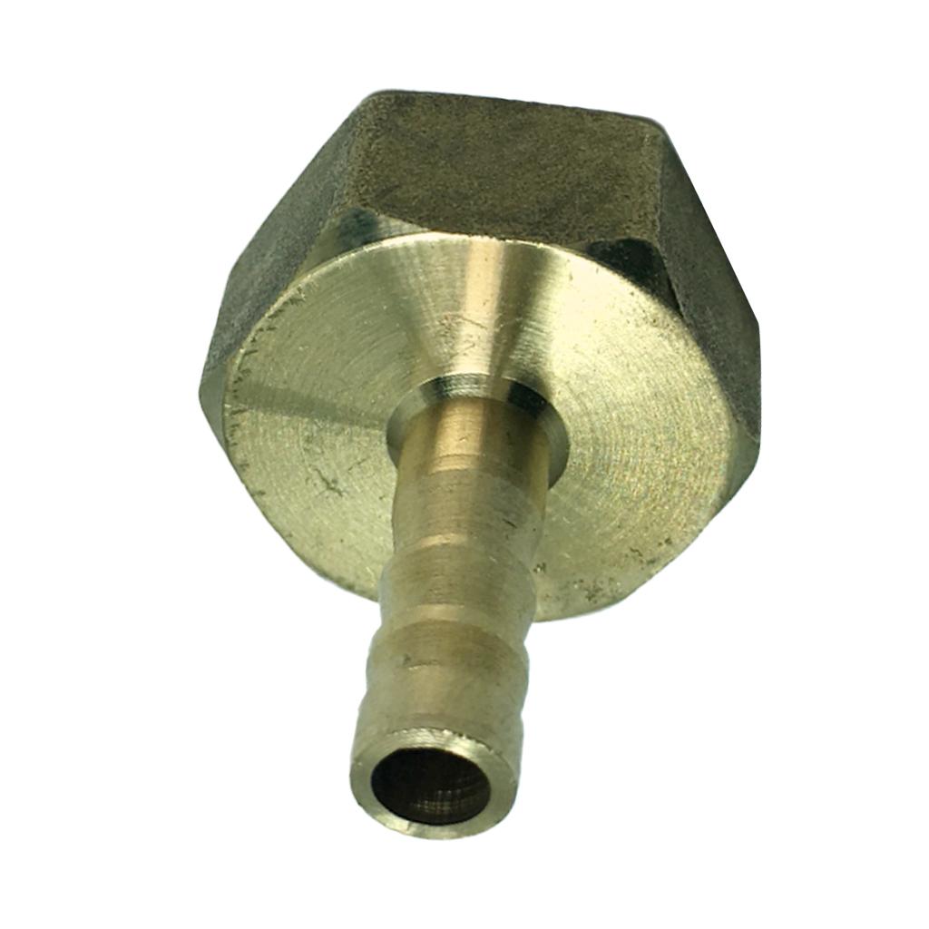 Brass Pipe Fitting Coupler Connector - Hose Adapter  DN20 8-25mm Dia- Solid, 7 Sizes