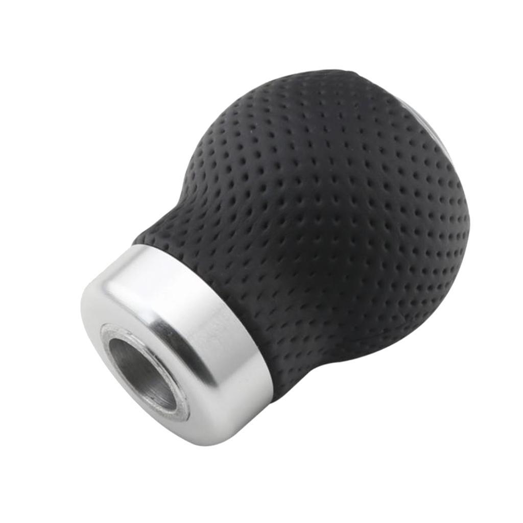 5 Speed Universal Car PU Leather Manual Gear Stick Knob Shifter Lever