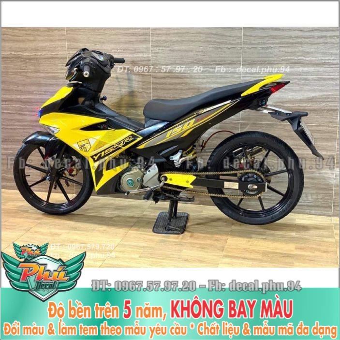 Tem rời Exciter 150 Y15Zr Vàng đen Uv