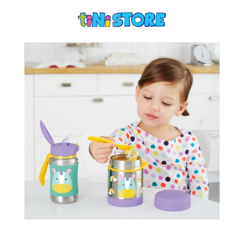 tiNiStore-Hộp đựng thức ăn giữ nhiệt Zoo Skip Hop - Unicorn 252382