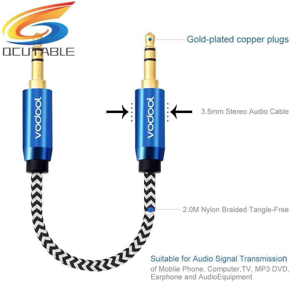 Dây Cáp Âm Thanh VODOOL 2M 3.5mm Chất Lượng Cao