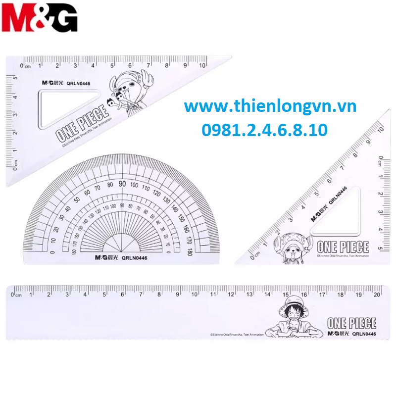 Thước bộ eke One piece - M&amp;G QRLN0446